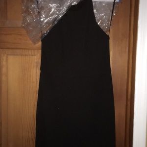 Lumier Black Gown w/ slit